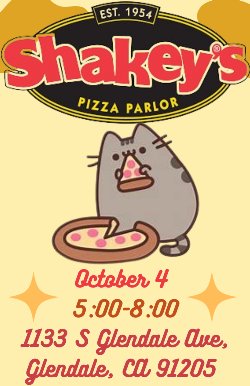 shakeys fundraiser flyer